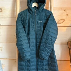 Columbia Women's Hooded Puffer Jacket - Deep Blue